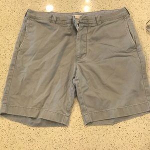 J Crew Factory grey flat front shorts